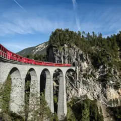 Landwasser Viadukt Rhaetian Railway